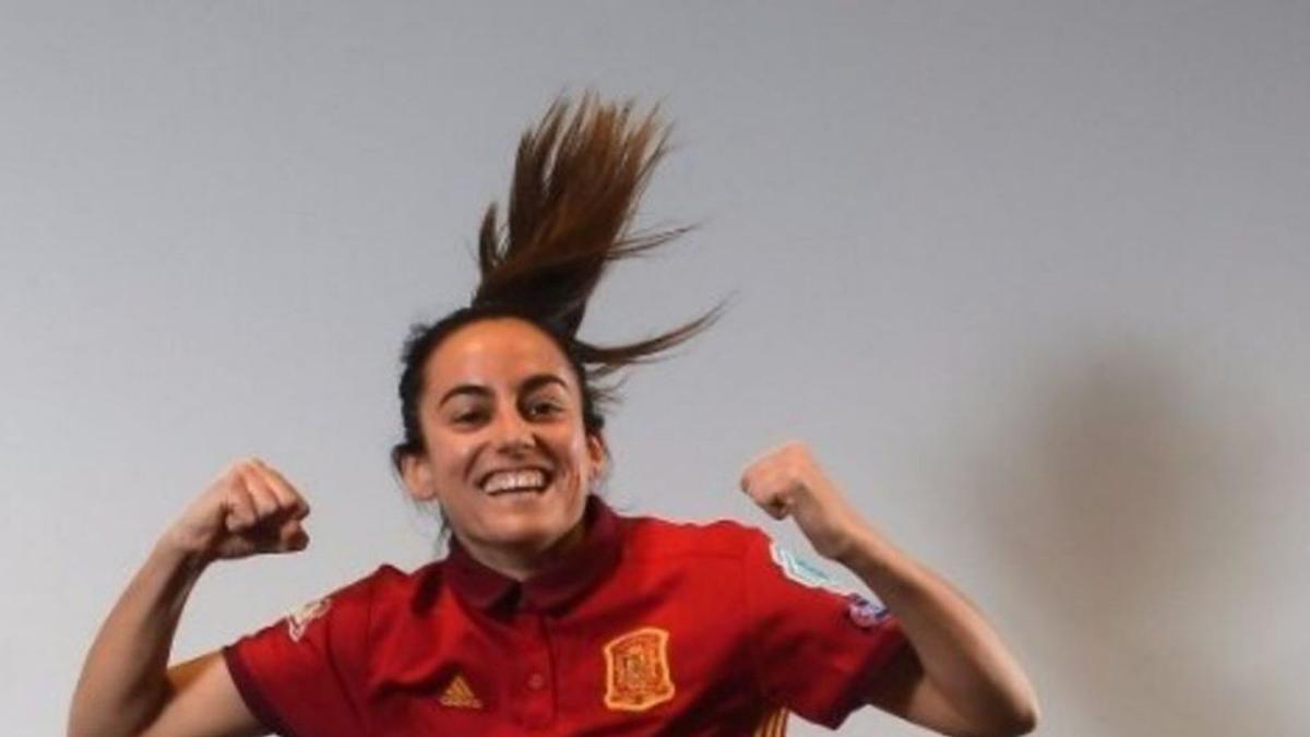 Lucía Gómez, en una imagen de la selección. |  // LA OPINIÓN