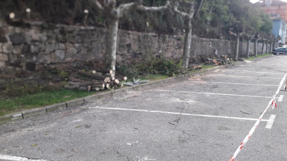 El paseo de La Grúa, en Ribadesella.