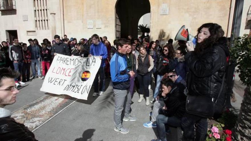 Imagen de una manifestación estudiantil.