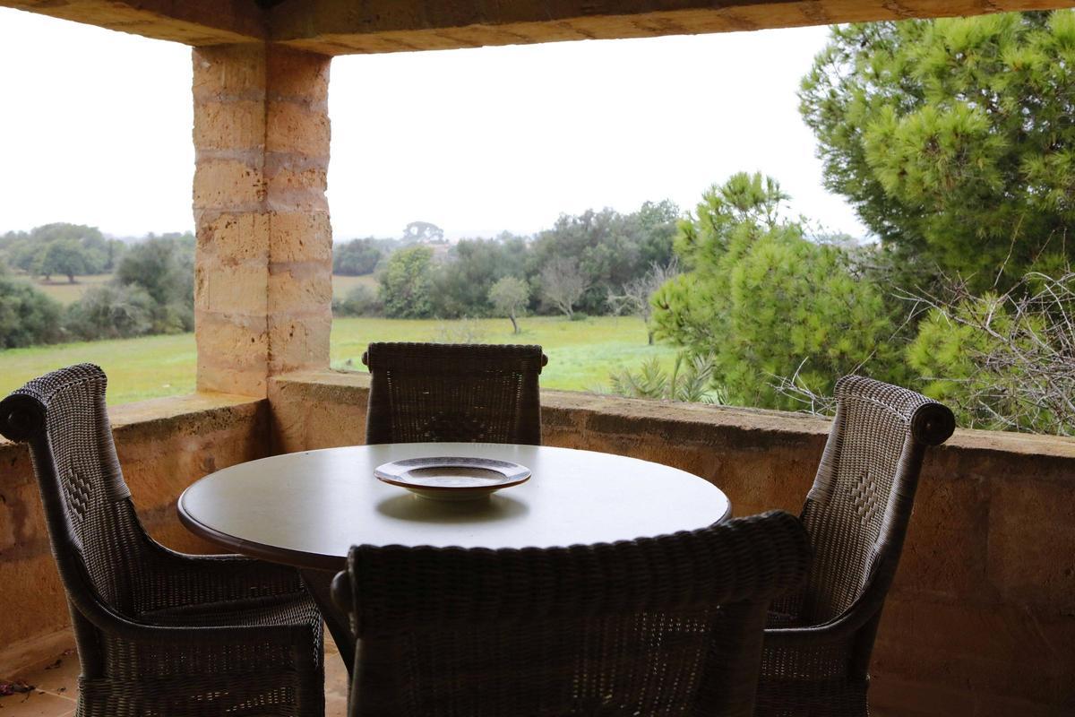 Weitläufiger Blick ins Grüne von der Terrasse der "Suite“-Wohnung "Limón“.