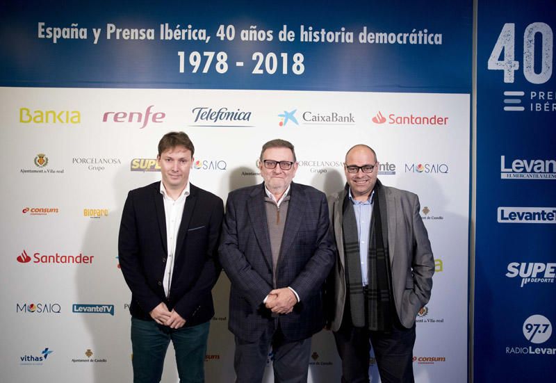 Photocall de la gala del 40 aniversario de Prensa Ibérica en Levante-EMV