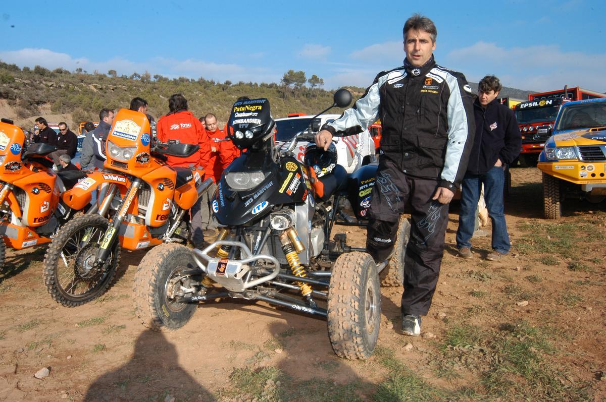 Joan Manuel González 'Pedregà', just abans de guanyar el Dakar del 2006