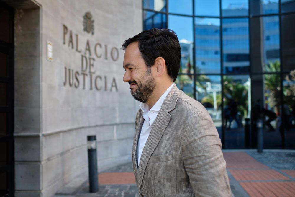 Lope Afonso acude a la vista del juicio