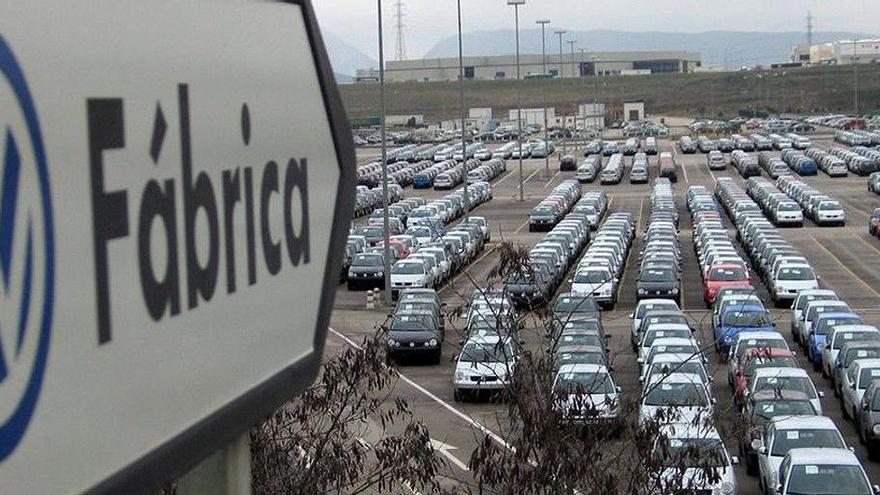 Fábrica de Volkswagen en Landaben (Navarra).