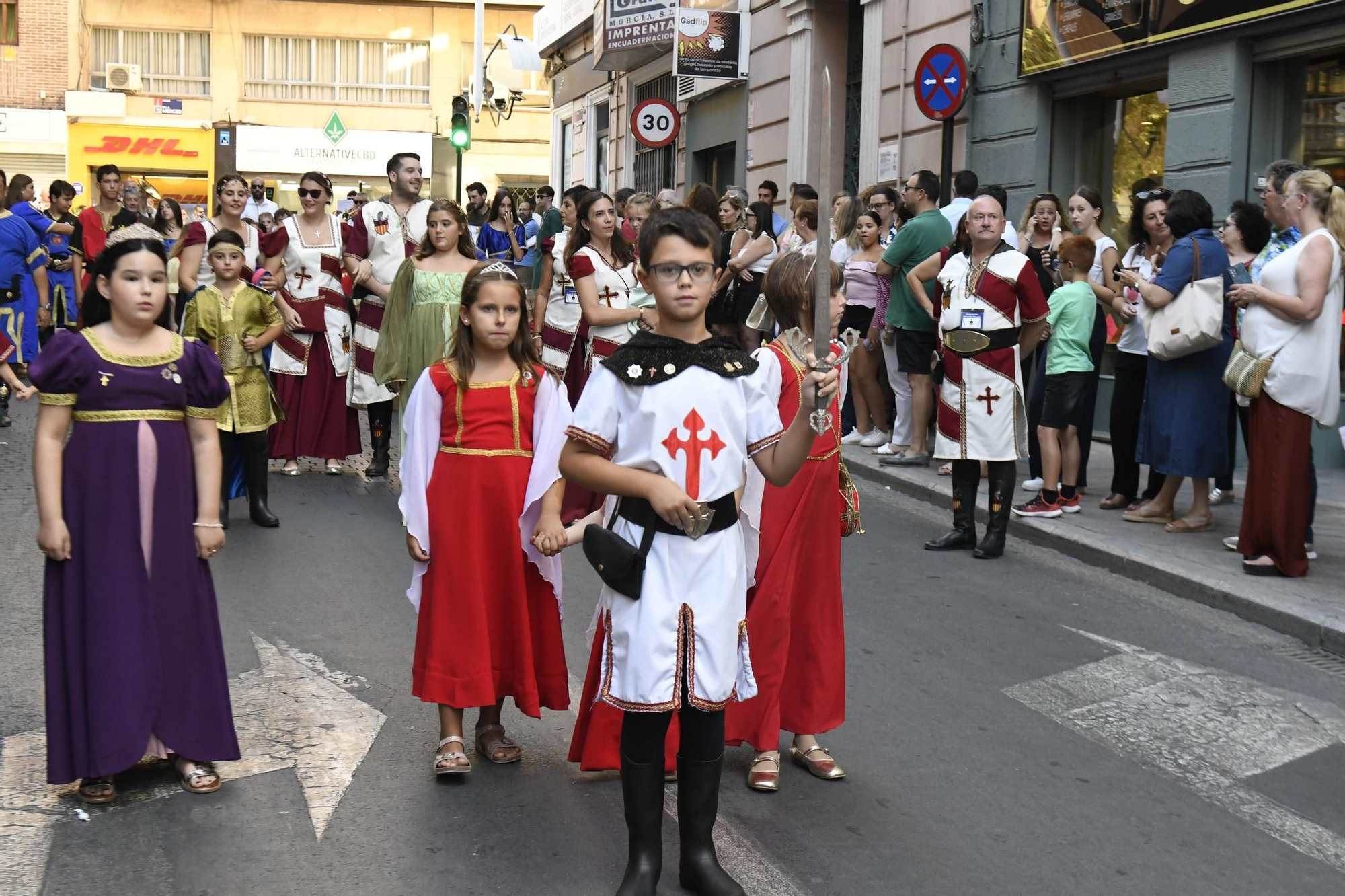 Fesfile infantil de las Fiestas de Moros y Cristianos de Murcia