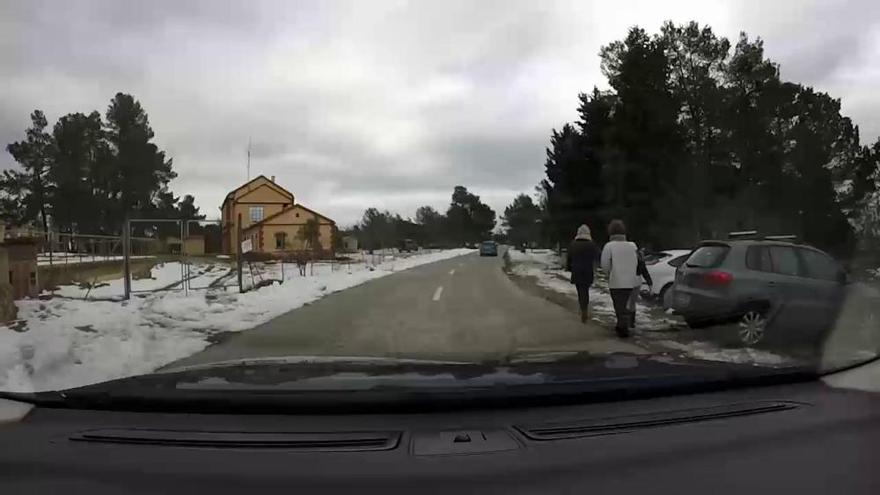 Así está la carretera Enguera-Ayora