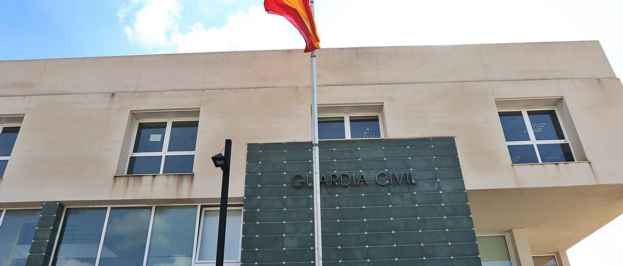 Fachada del cuartel de la Guardia Civil de Ibiza, en Can Cifre.