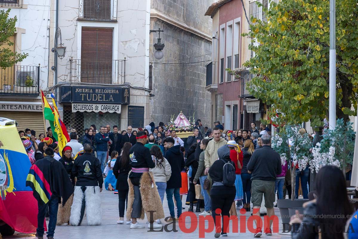 La comunidad ecuatoriana en Caravaca celebra la Virgen de ‘El Quinche’