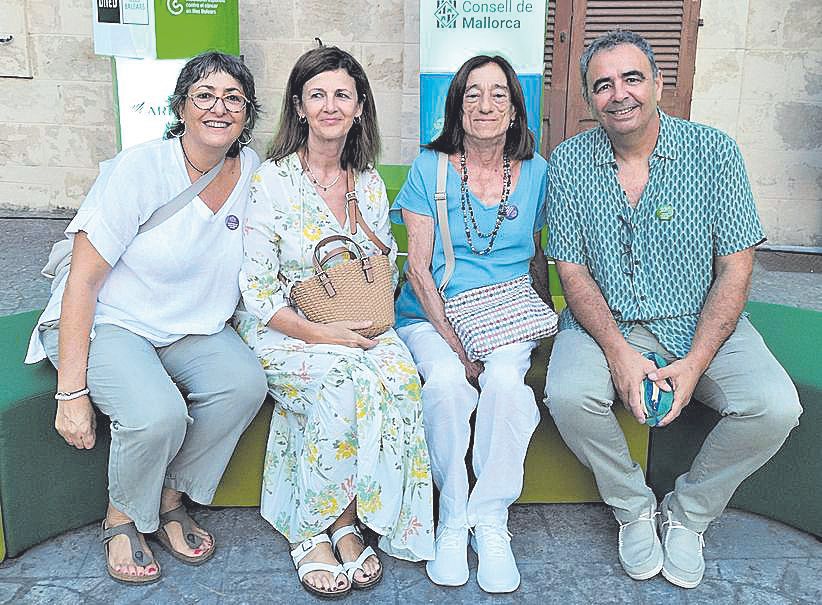 Joana Socias, Carmen Pons, Clara Rullán y Carles Reus.