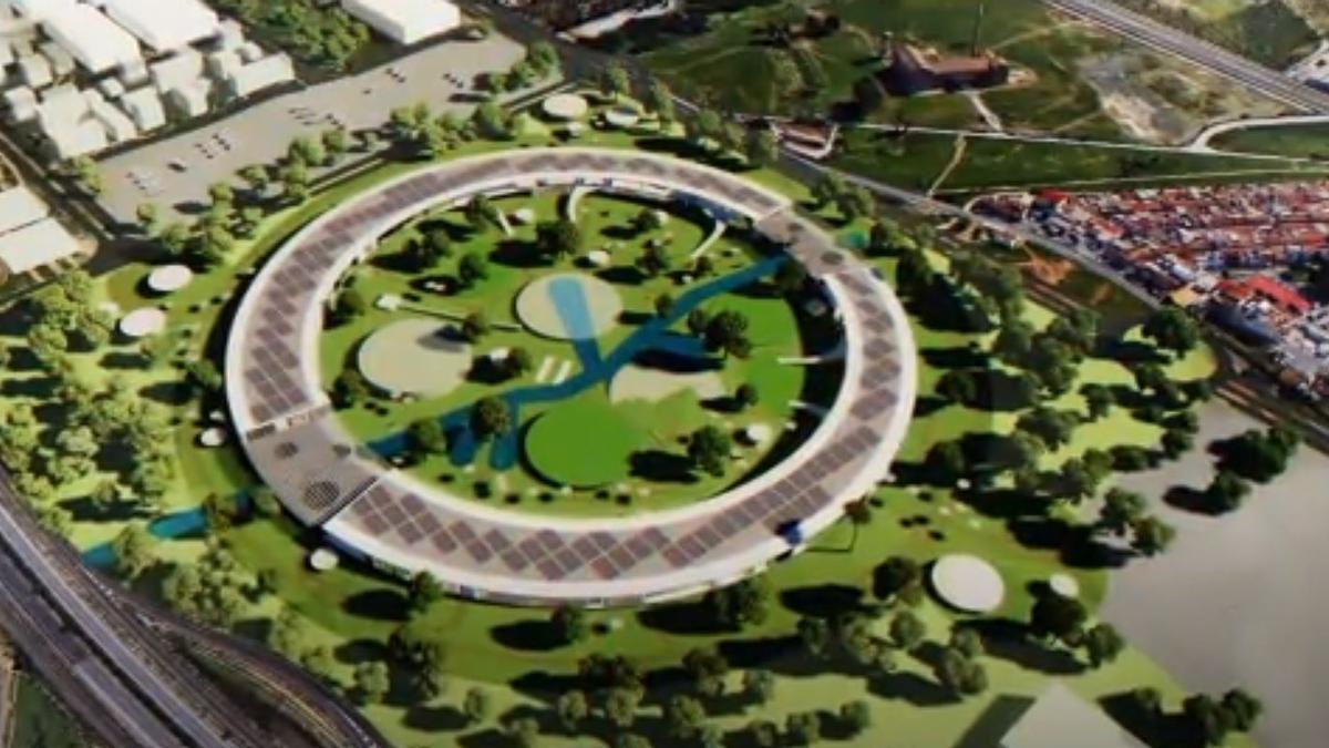 Diseño del recinto para la Expo 2027 en Málaga