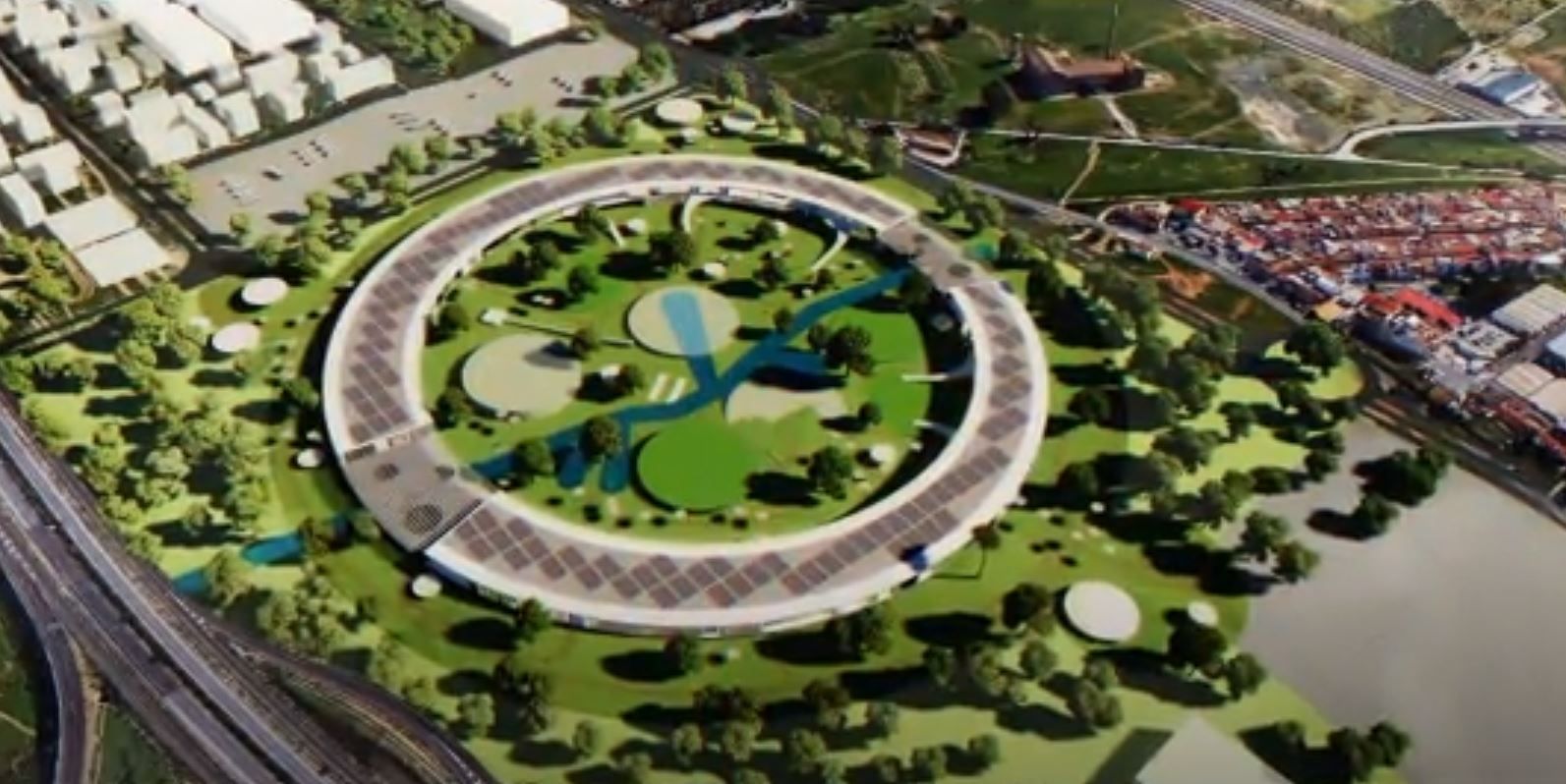 Diseño del recinto para la Expo 2027 en Málaga