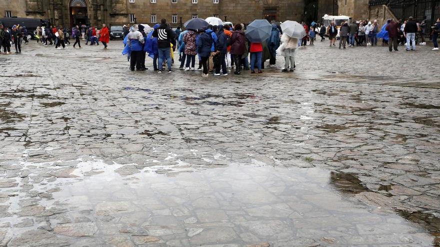 De la borrasca Ciarán a las lluvias el fin de semana: el tiempo en Santiago a medio plazo
