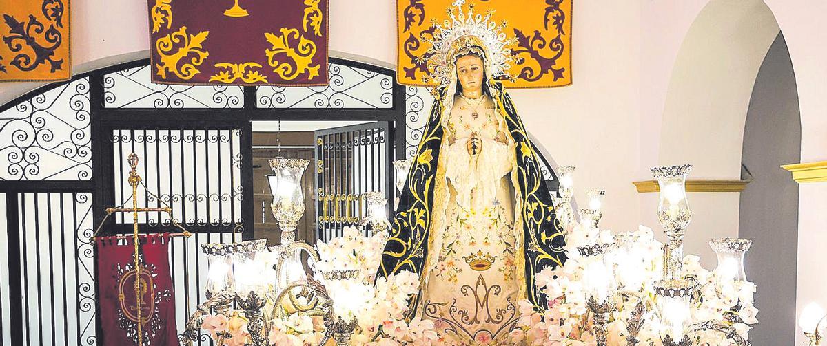 La Stma. Virgen de la Soledad.