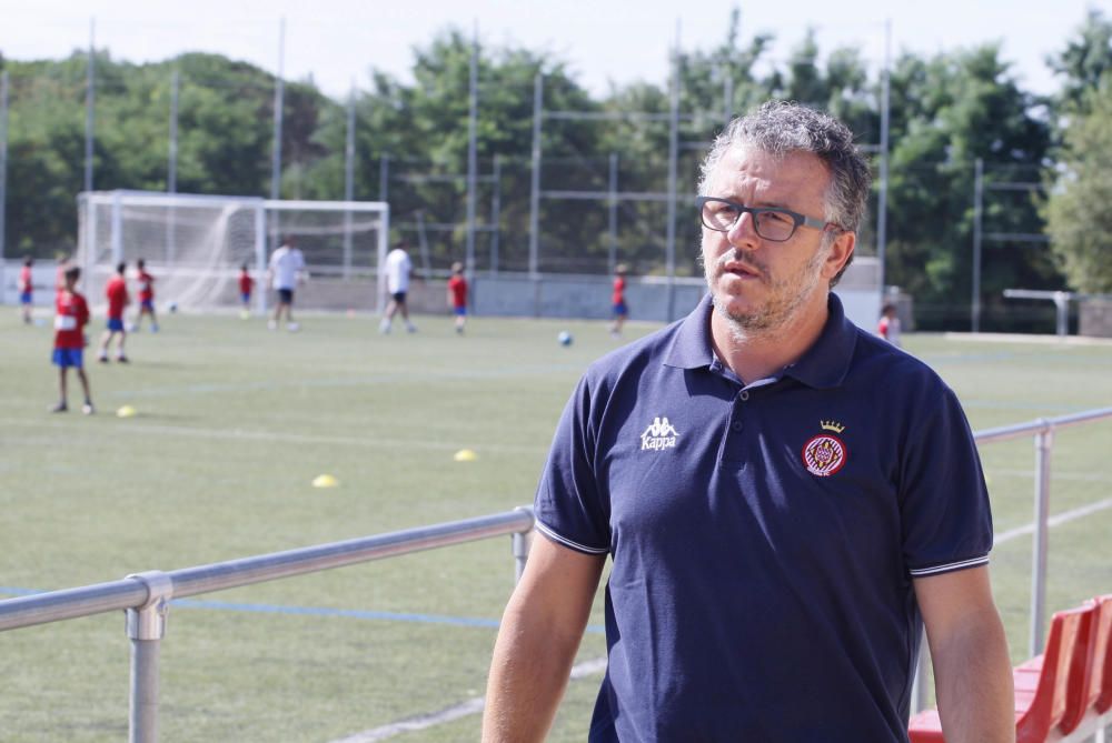 Jordi Guerrero al campus del Girona FC