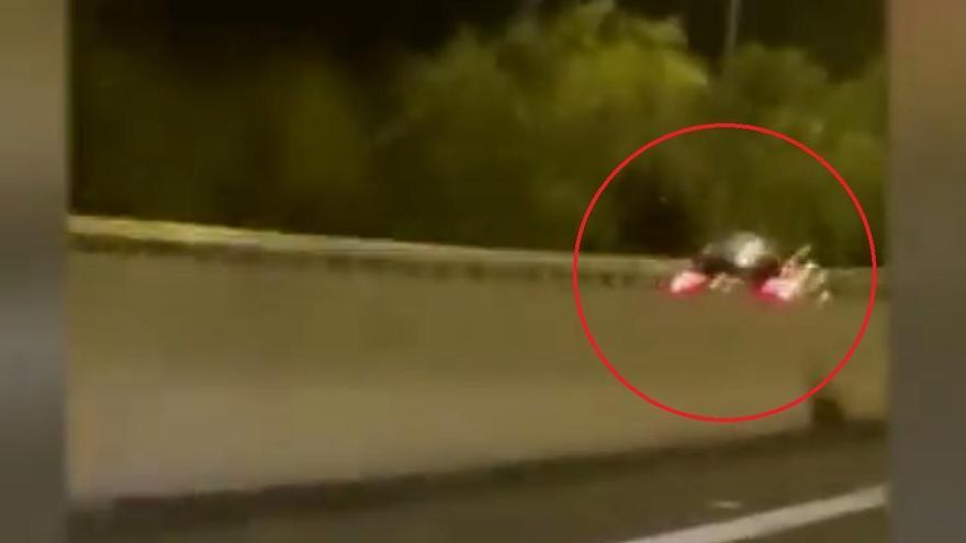 VIDEO | Un kamikaze circula 15 kilómetros en sentido contrario en Canarias