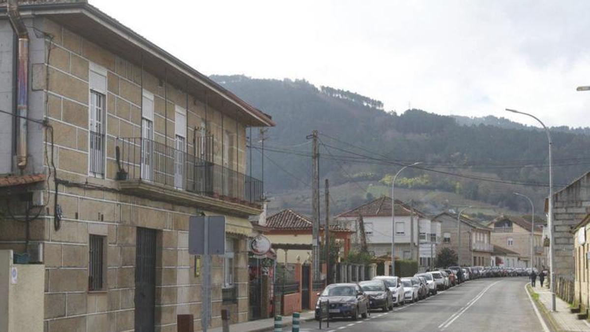 Vista de Castrelo de Miño.
