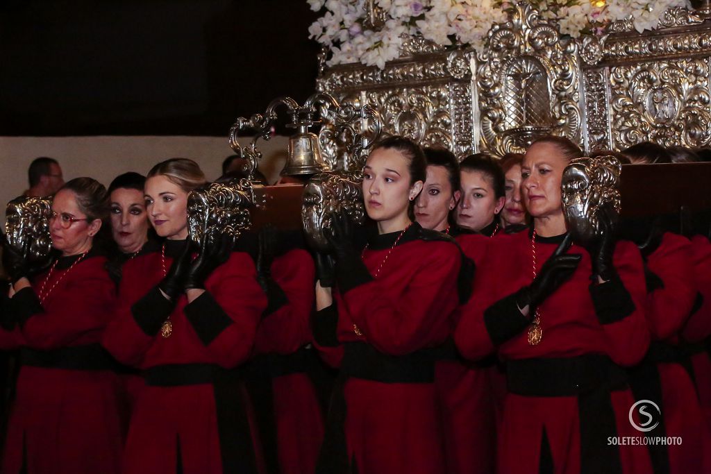 Las imágenes de la Procesión del Silencio en Lorca