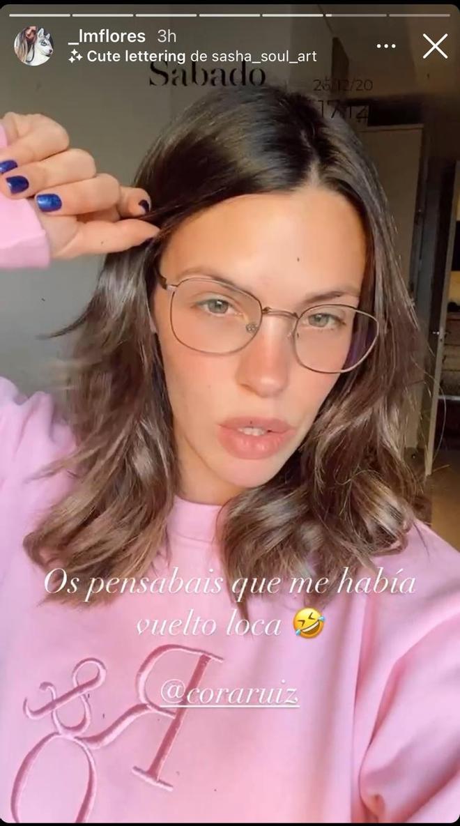 Laura Matamoros muestra su cambio de look en Instagram