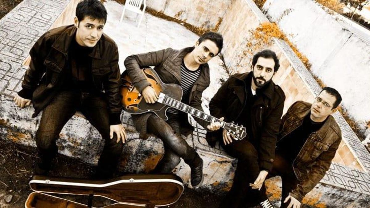 Componentes de la banda cordobesa Alkimia.