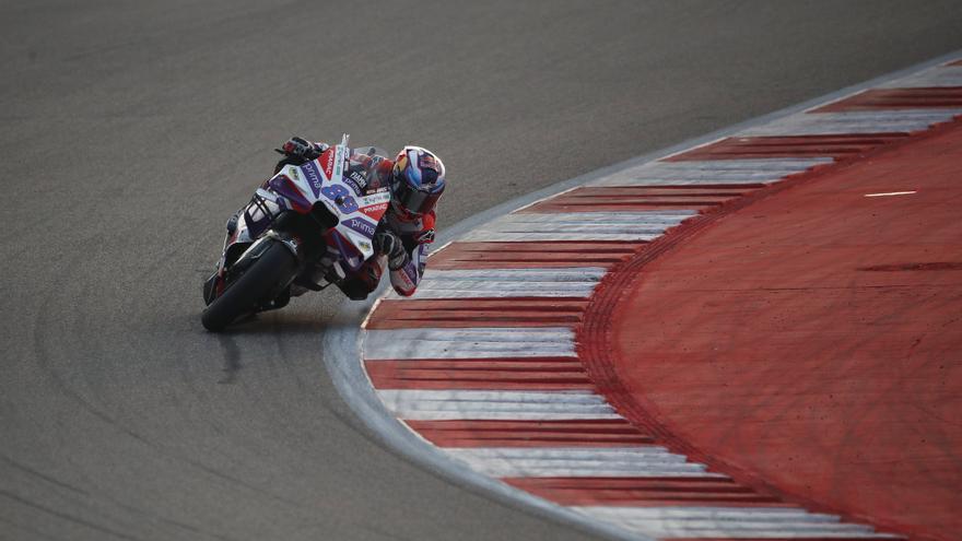 Jorge Martín, durante la carrera.