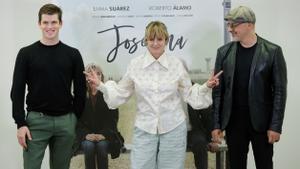  Miguel Bernardeau (izquierda), Emma Suárez (centro) y Roberto Álamo (derecha); protagonistas de la película ’Josefina’.