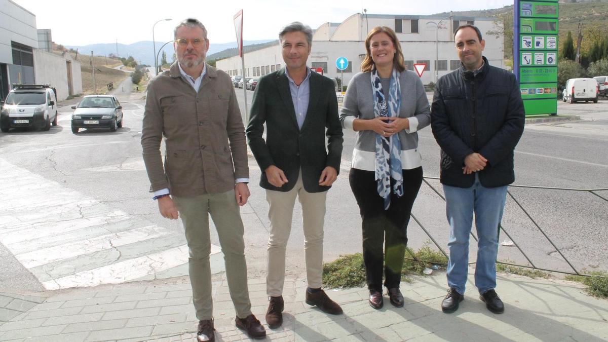 Javier Vacas, Andrés Lorite, Cristina Piernagorda y Juan José Castro.