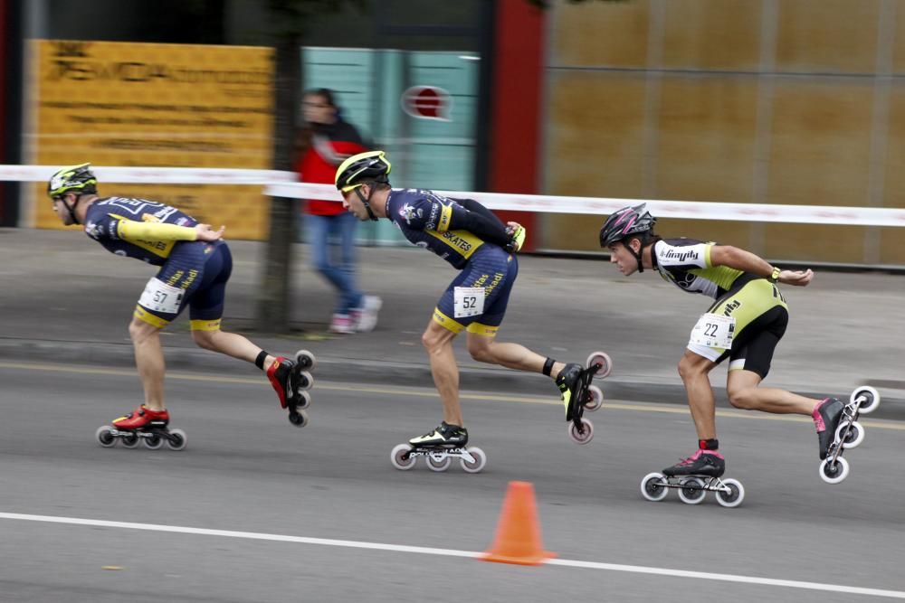 Campeonato de España de maratón de patinaje en Gijón