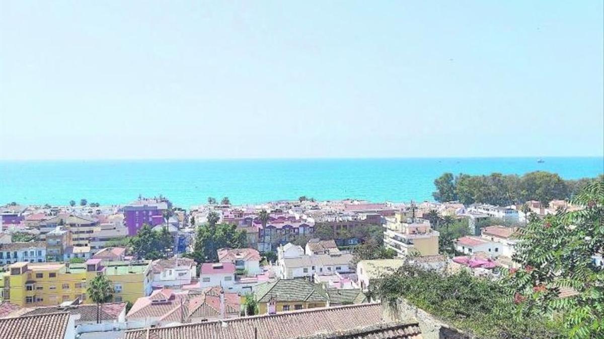 Vista parcial desde el ‘mirador’ del solar de la calle Juan Valera