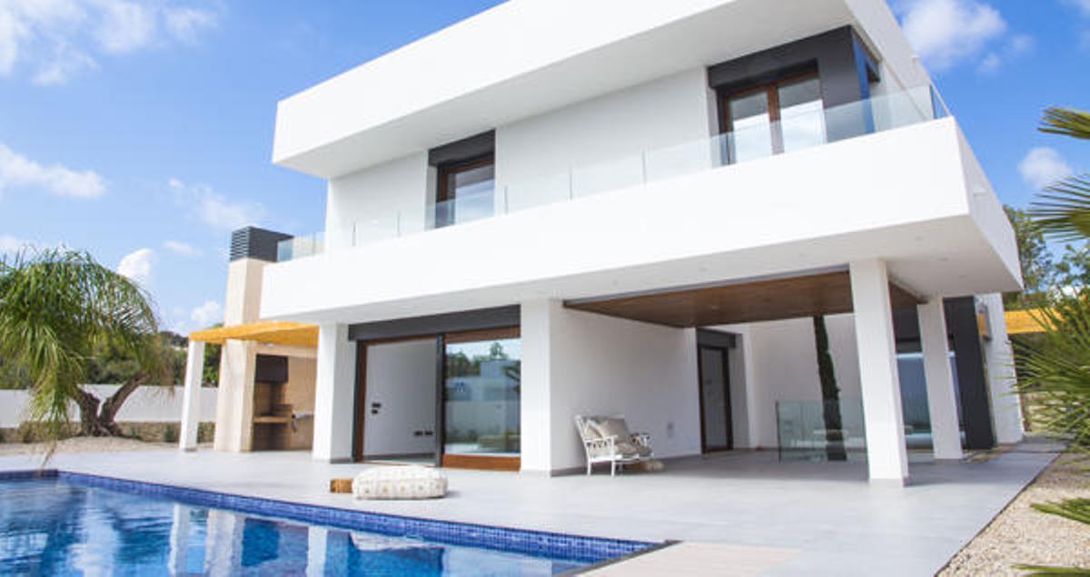 El chalé de Moraira que opta al premio.