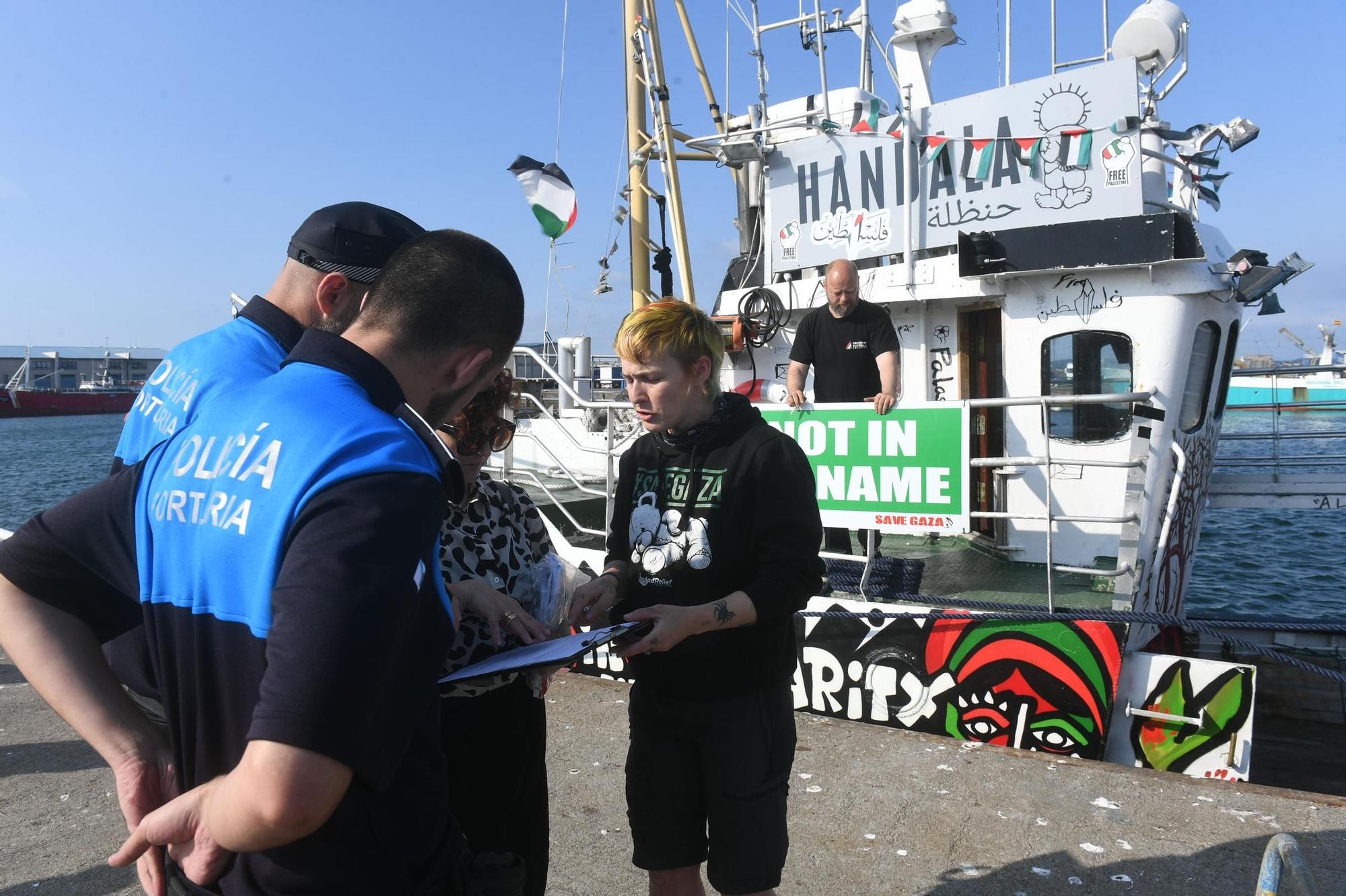 La 'Flotilla de la Libertad' llega a A Coruña