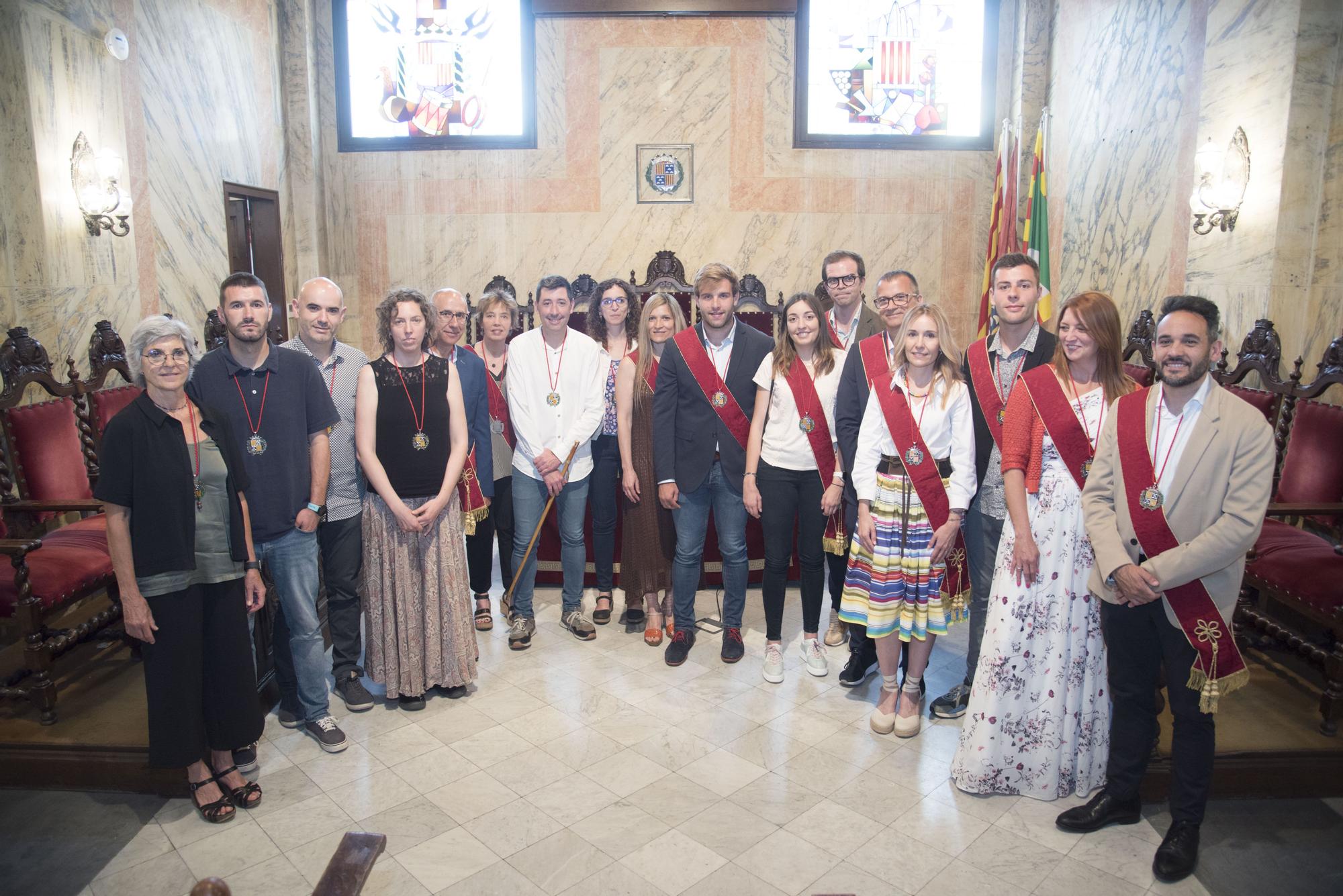 El ple de constitució del nou Ajuntament de Berga, en imatges