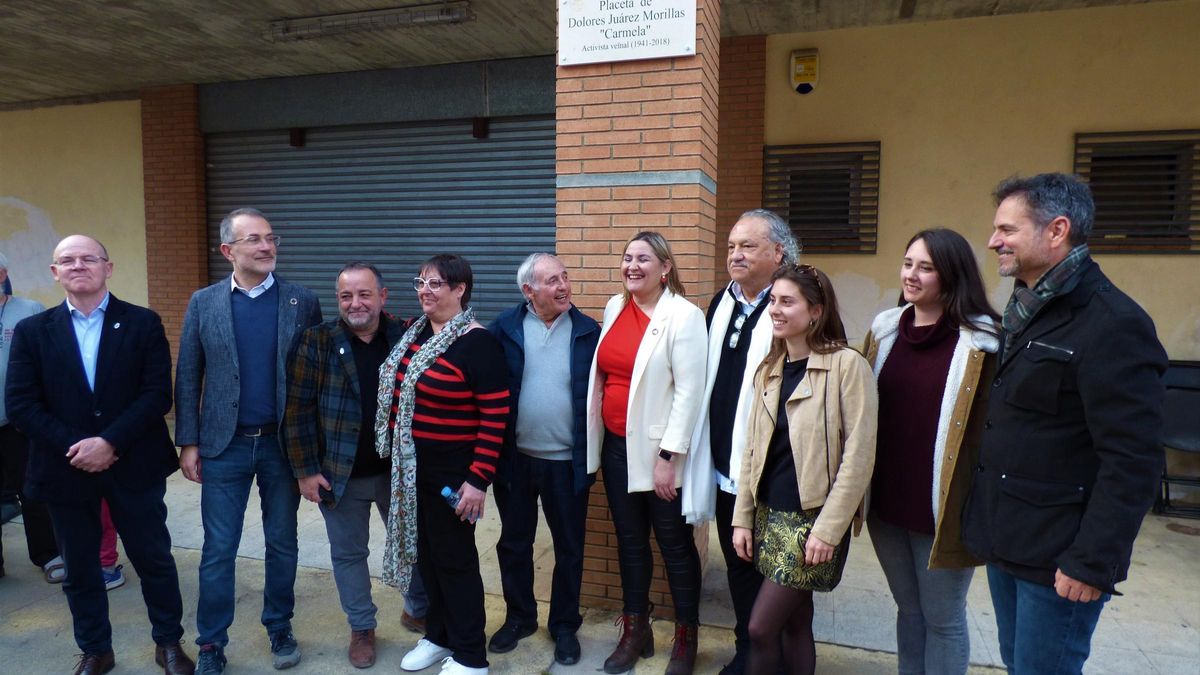 Figueres ret homenatge a l'activista veïnal Carmela Juárez