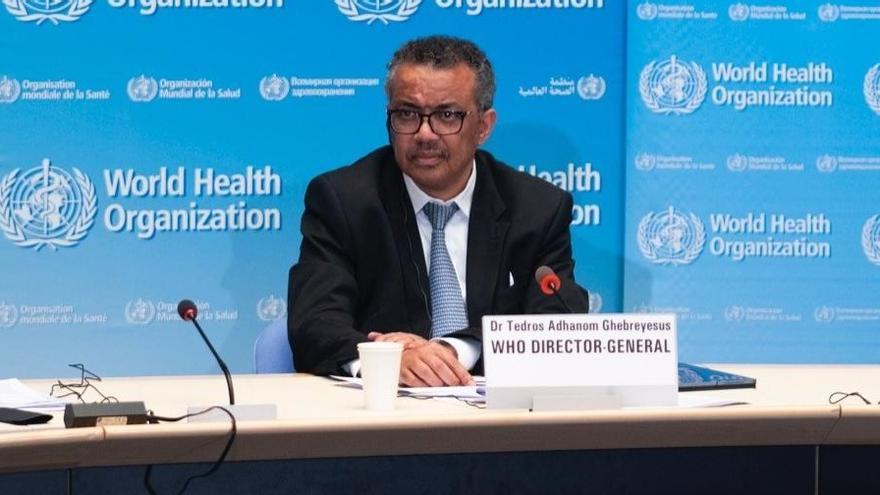 El director general de la OMS, Tedros Adhanom Ghebreyesus.