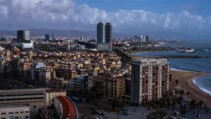 Vista general de viviendas en Barcelona.