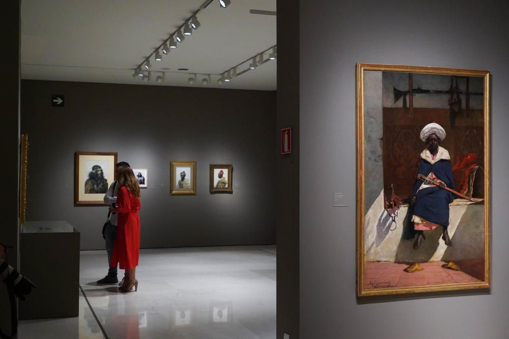 Presentación de la exposición  'Fantasía árabe. Pintura orientalista en España (1860-1900)' en el Museo Carmen Thyssen.