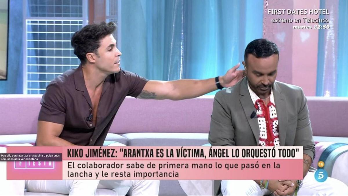 Kiko Jiménez desmonta la historia entre Ángel Cristo y Arantxa del Sol: "Ella es la víctima"