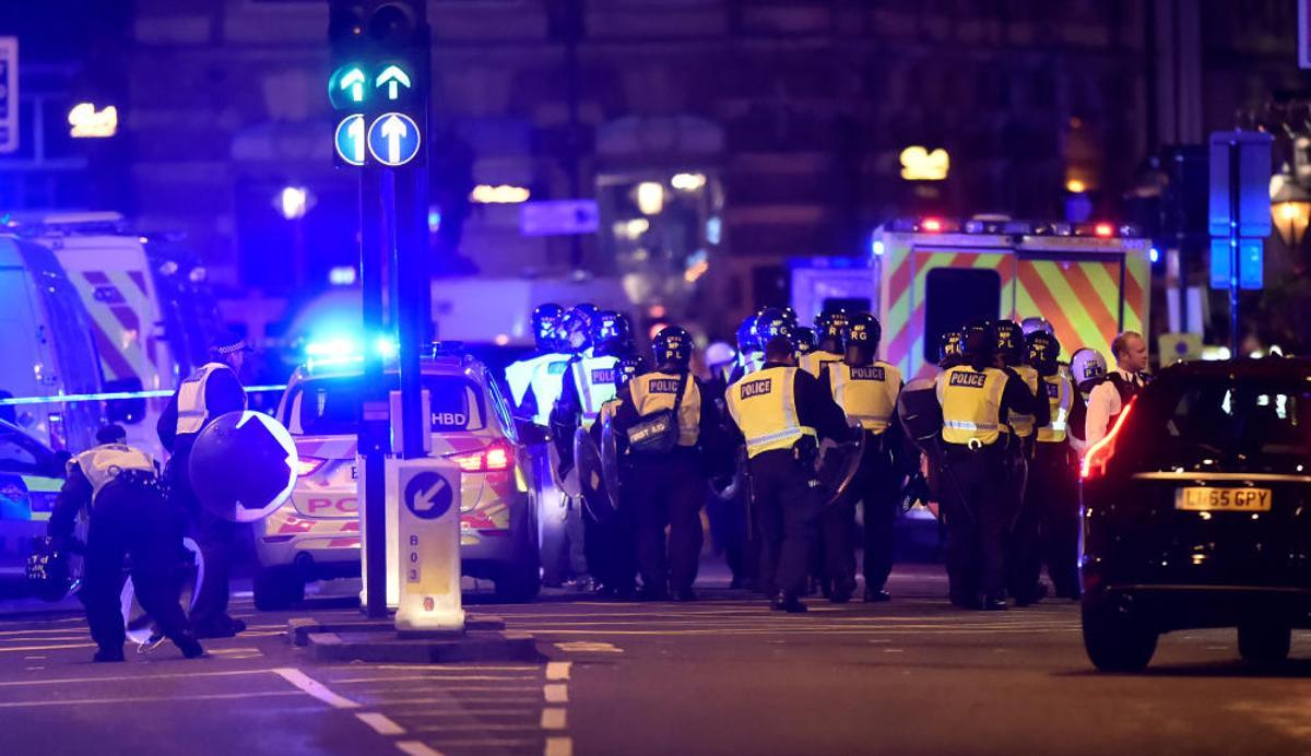 Las imágenes del atropello múltiple en Londres