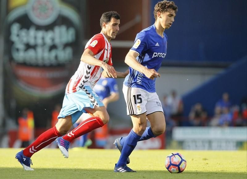 El partido entre el Lugo y el Real Oviedo, en imágenes