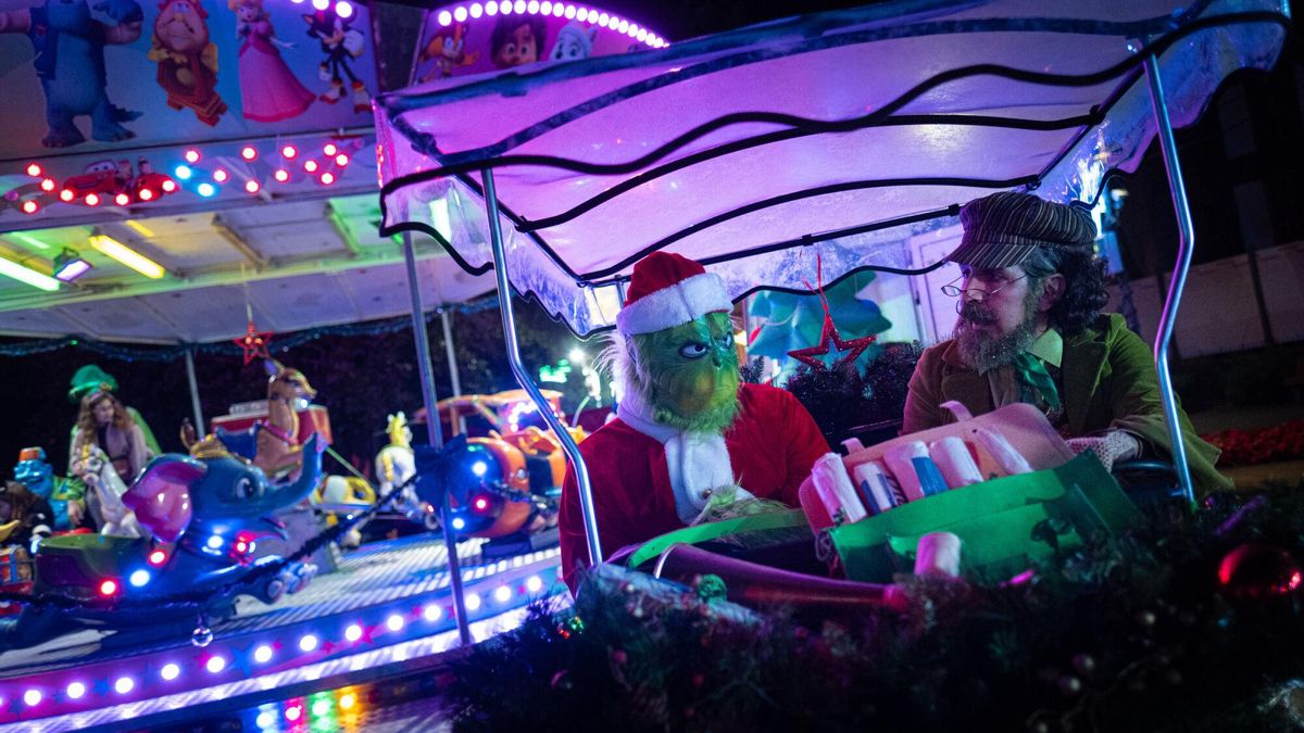 Campamento de los Reyes Magos de Oriente en el parque de La Constitución en La Laguna