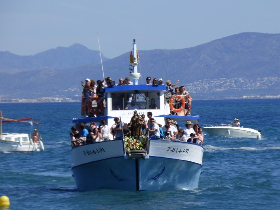 Arribada de la Verge del Carme a L''Escala