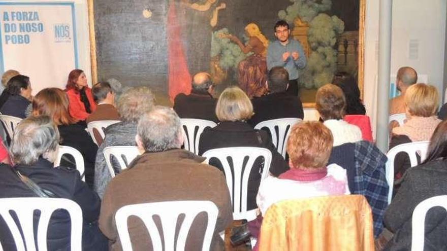 Callón, en un acto sobre cultural en la Fundación Rodríguez Iglesias.