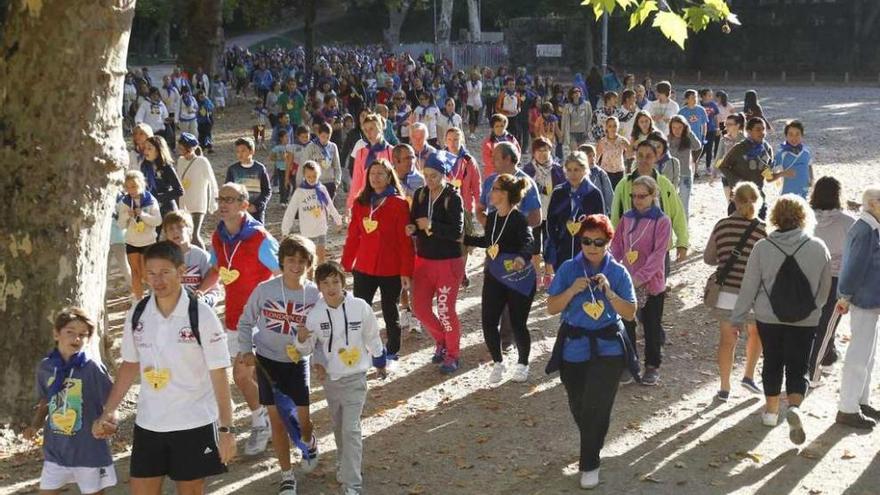 Un momento de la marcha del año pasado, en el parque de Castrelos.  // Ricardo Grobas