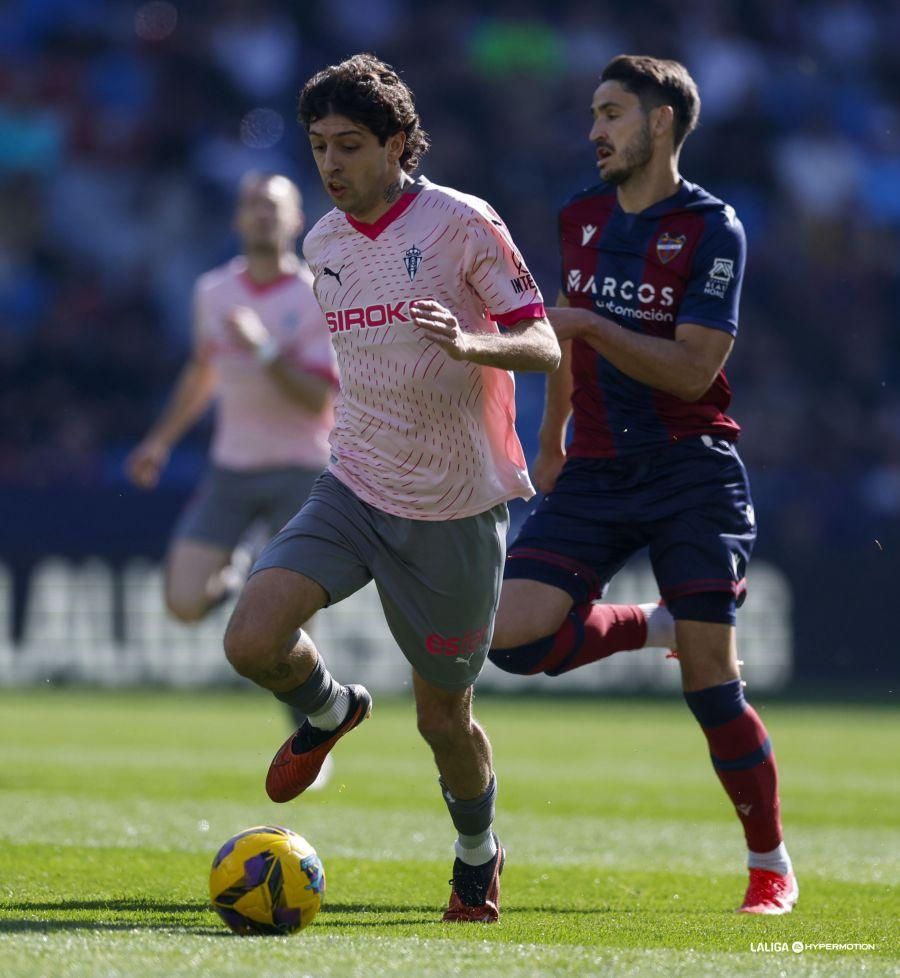 Así fue el partido entre el Sporting y el Levante