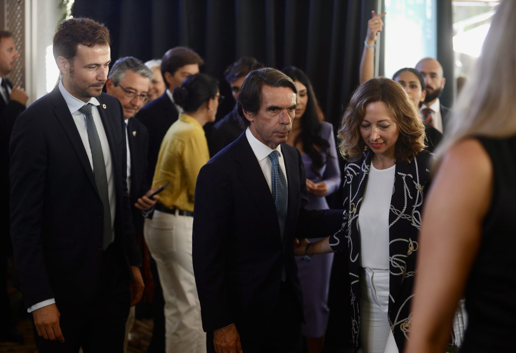 Aznar, en unas jornadas en Pizarra organizada por el Círculo Empresarial de Málaga