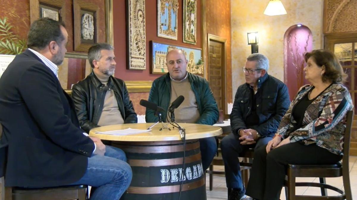 Un momento del encuentro celebrado en la Alcazaba de las Torres, de Cañete.