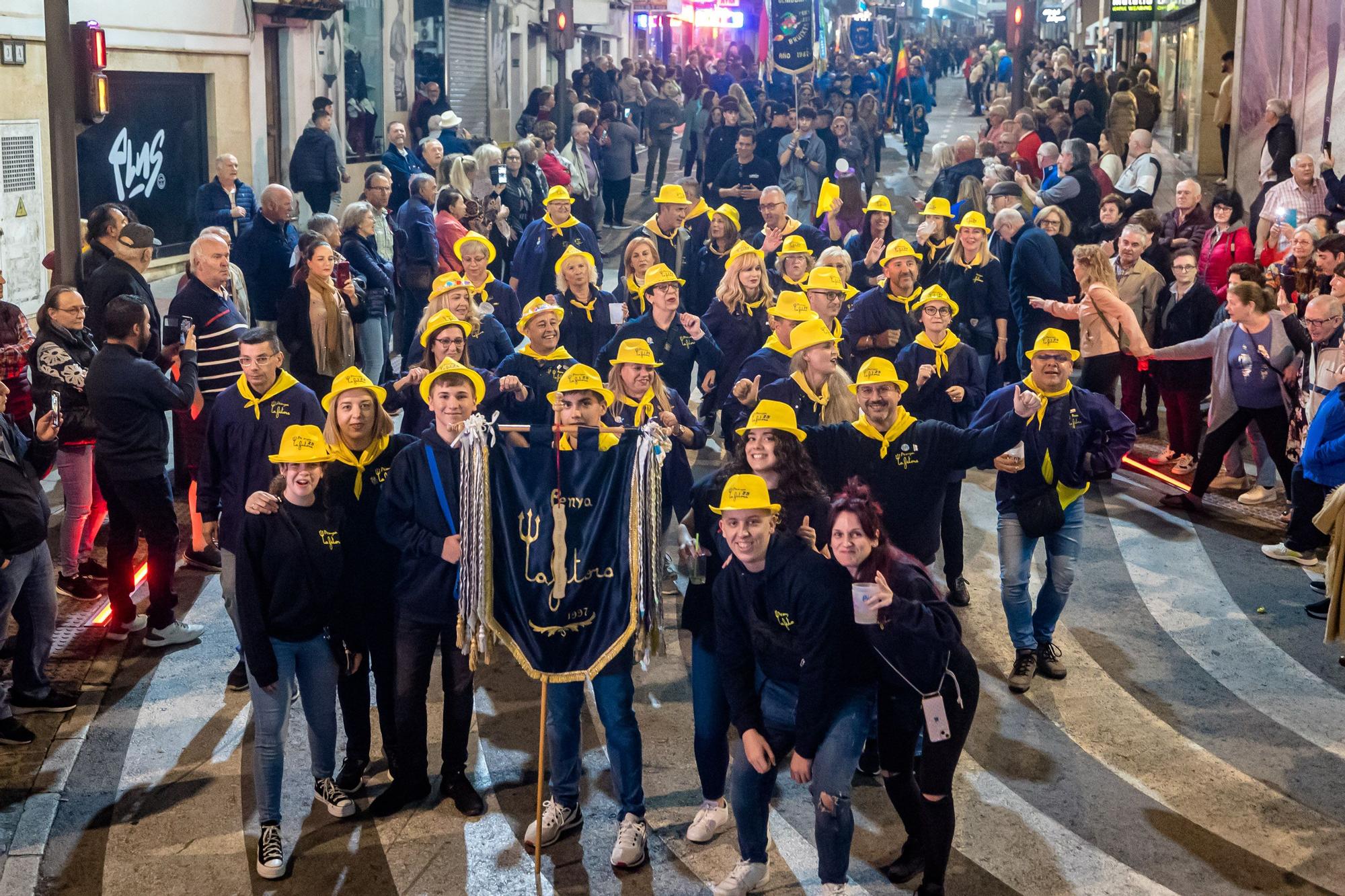 La Entrada de Peñas marca el inicio de las Fiestas de Benidorm