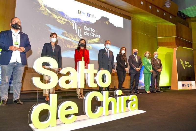 Acto de inicio de las obras de Salto de Chira