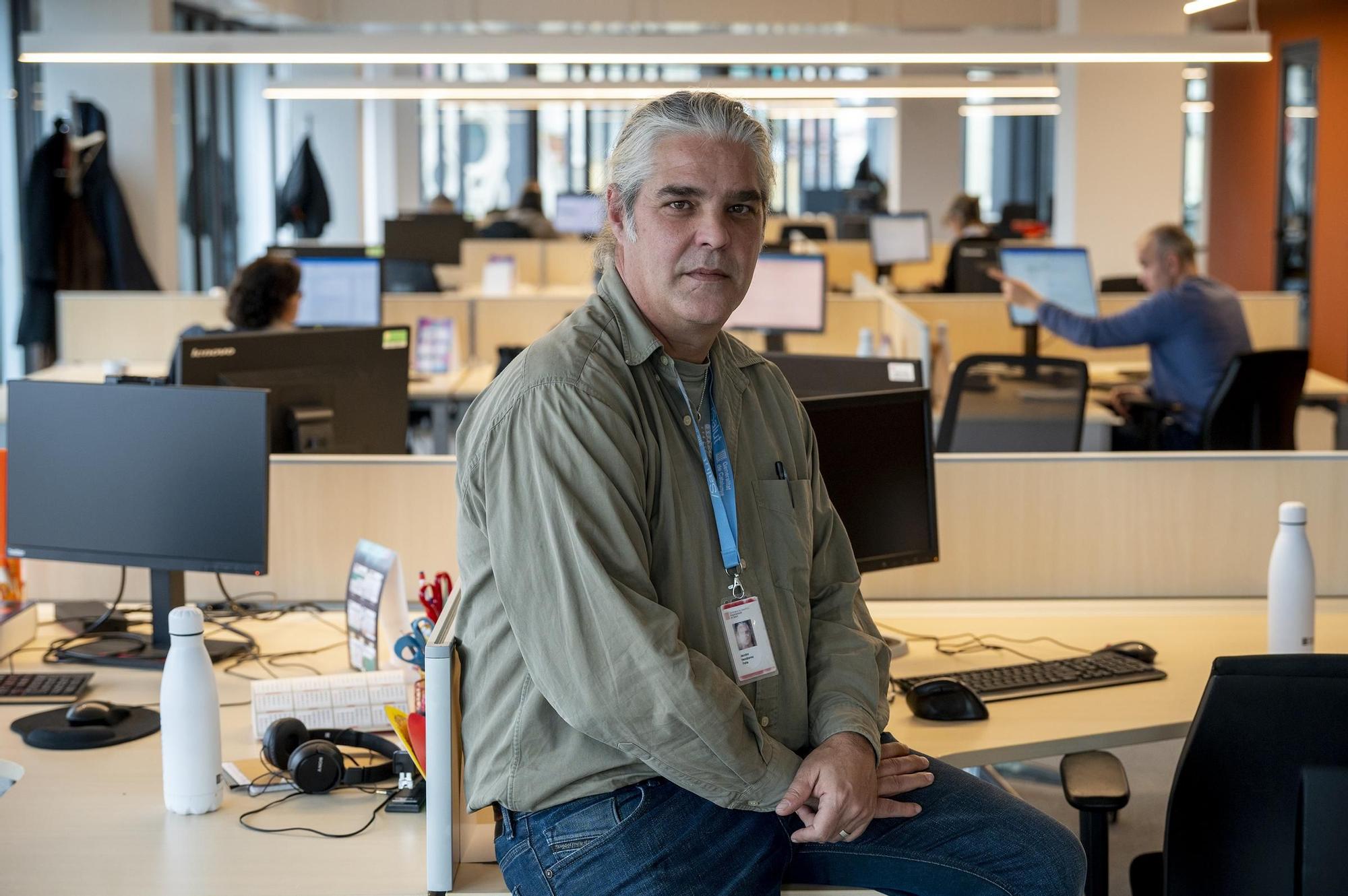 El subdirector de vigilancia epidemiológica de Catalunya, Jacobo Mendioroz, en la sede de la Agència de Salut Pública, en Barcelona.