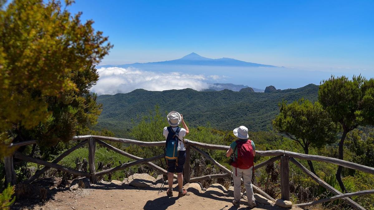 Turistas en La Gomera.