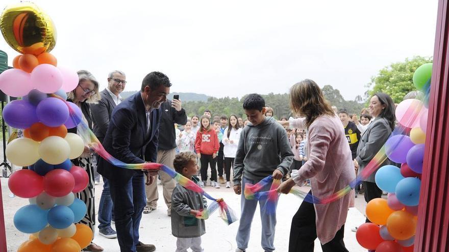 El reestreno del pabellón de A Bandeira, en imágenes